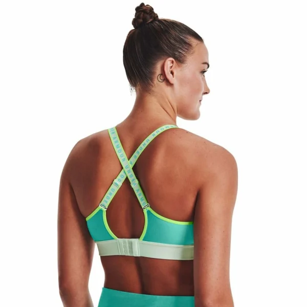 Budget ⭐ Under Armour Infinity Mid Bra Sport-BH Neptune/Sea Mist Damen 🎉 4