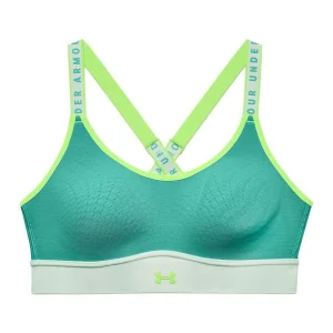 Budget ⭐ Under Armour Infinity Mid Bra Sport-BH Neptune/Sea Mist Damen 🎉 16