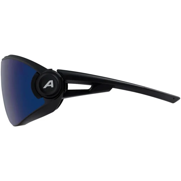 Besorgen 🎁 Alpina 5W1NG Sonnenbrille Black Matt Damen, Herren 🎁 4