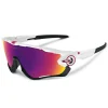 Neu 🎁 Oakley Jawbreaker Sonnenbrille Polished White/Prizm Road Herren 🧨 19