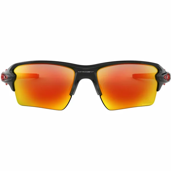 Neu ⭐ Oakley Flak 2.0 XL Sportbrille Polished Black/Prizm Ruby Damen, Herren ✨ 3