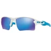 Aktion ⌛ Oakley Flak 2.0 XL Sport-Sonnenbrille Matte White/Sapphire Iridium Damen, Herren ✔️ 19