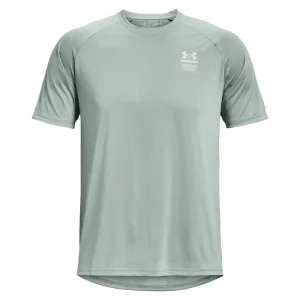 Bestpreis ✔️ Under Armour Armourprint SS T-Shirt Opal Green Herren ⭐ 13