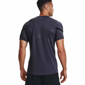 Aktion 😉 Under Armour Rush Emboss Trainingsshirt Tempered Steel Herren 🎉 7