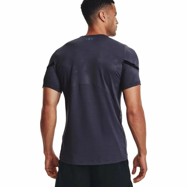 Aktion 😉 Under Armour Rush Emboss Trainingsshirt Tempered Steel Herren 🎉 3