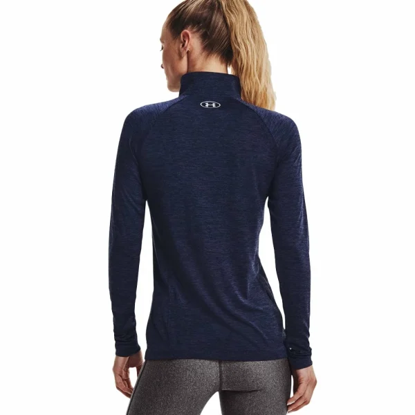 Brandneu ✔️ Under Armour Tech 1/2 Zip Twist Half-Zip Top Navy Damen 🌟 3