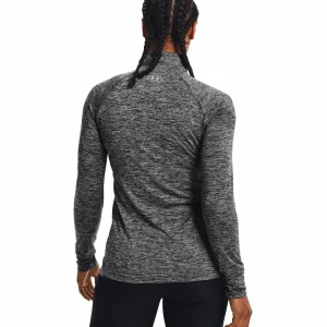 Großhandel 🥰 Under Armour Tech 1/2 Zip Twist Half-Zip Top Jet Gray Damen ✔️ 10