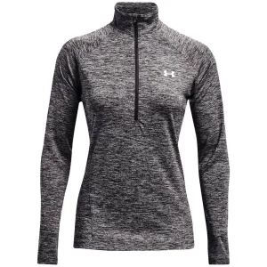 Großhandel 🥰 Under Armour Tech 1/2 Zip Twist Half-Zip Top Jet Gray Damen ✔️ 14