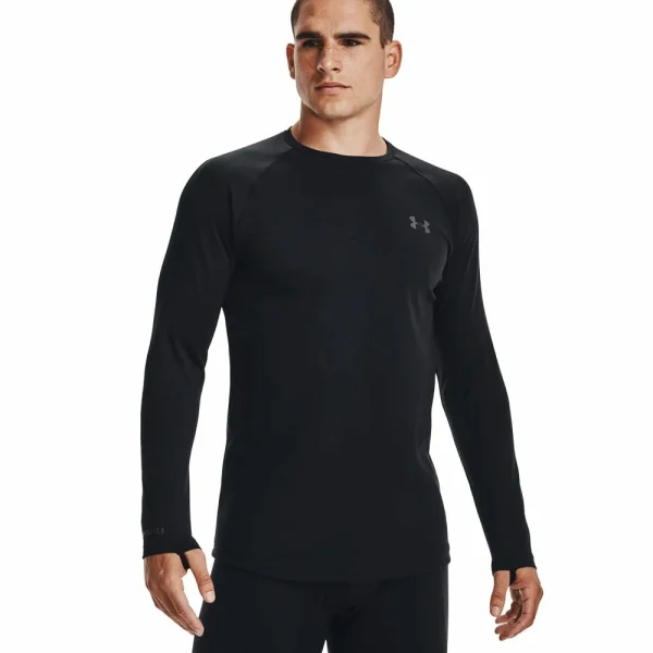 Großhandel 🔔 Under Armour Packaged Base 3.0 Crew Long-Sleeve Black Herren ⭐ 1