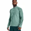 Billig ⌛ Under Armour Qualifier Run 2.0 Half-Zip 👚 Shirt Fresco Green Herren 🎉 10