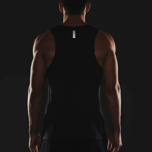 Brandneu 💯 Under Armour Streaker Singlet 👚 Shirt Black Herren 🎉 10