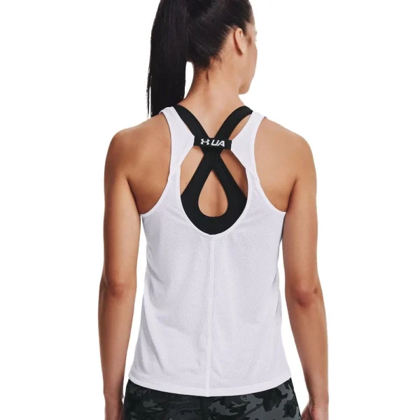 Am billigsten ✔️ Under Armour Fly By Tank Top White Damen ⌛ 3