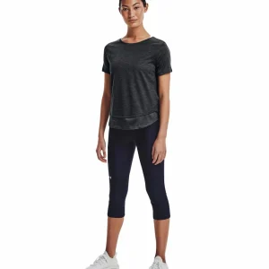 Budget 🥰 Under Armour Tech Vent SS T-Shirt Black Damen 😀 12