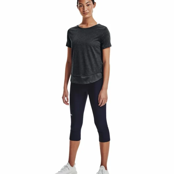 Budget 🥰 Under Armour Tech Vent SS T-Shirt Black Damen 😀 4