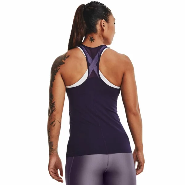 Am billigsten 🧨 Under Armour Racer Tank Tanktop Purple Switch Damen 💯 3