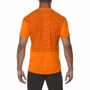 Auslauf 🥰 Asics FuzeX Tee Laufshirt Orange Pop Herren 🔔 17