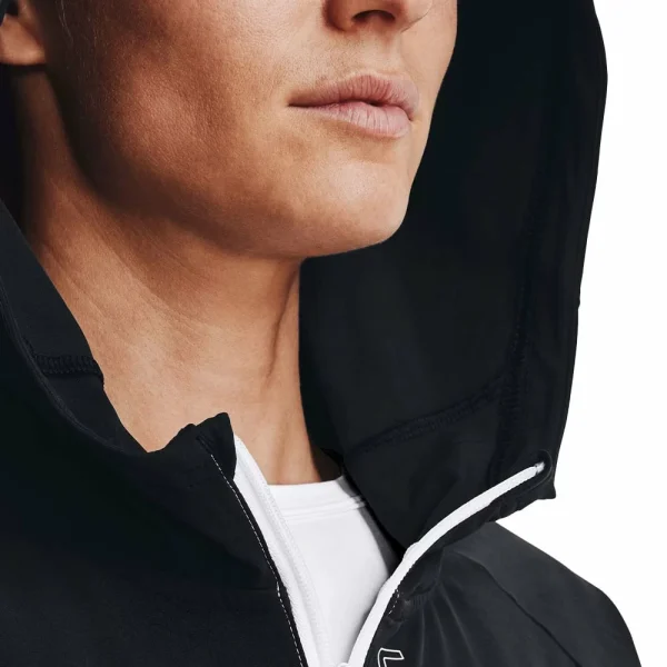 Großhandel 🛒 Under Armour Woven FZ Trainingsjacke Black/White Damen 🎁 4