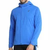 Brandneu ⌛ Asics Accelerate Performancejacke Illusion Blue Herren 🛒 11