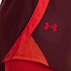 Budget 👏 Under Armour Play Up 2-in-1 Shorts Chestnut Red/Radio Red Damen 🥰 14