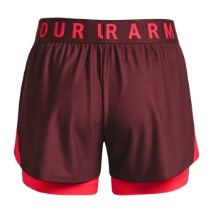 Budget 👏 Under Armour Play Up 2-in-1 Shorts Chestnut Red/Radio Red Damen 🥰 18