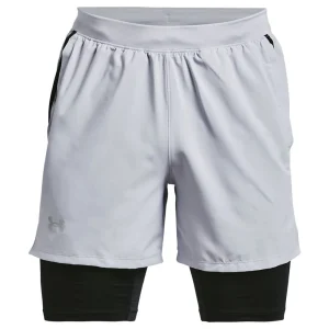 Bestpreis 🎁 Under Armour Launch 5” 2in1 Short Mod Gray Herren ⌛ 19