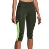 Blitzangebot 😀 Under Armour Fly Fast 3.0 Speed Capri Hose Baroque Green/Quirky Lime Damen ❤️ 23