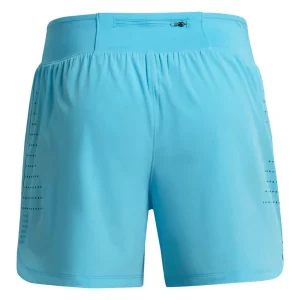 Coupon 💯 Under Armour SpeedPocket 5” Laufshort Fresco Blue/Black Herren 🥰 9